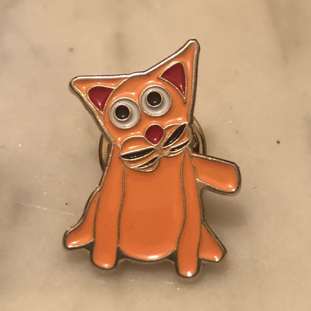 Orange Cat Pin!